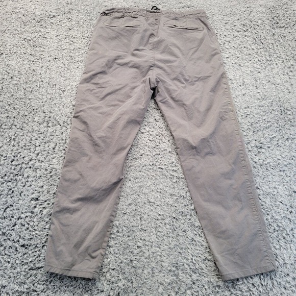 American Eagle Pants Mens Small Gray Joggers Tapered Lounge Drawstring Casual - Picture 2 of 10